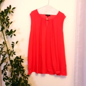 Coral Lily Morgan top